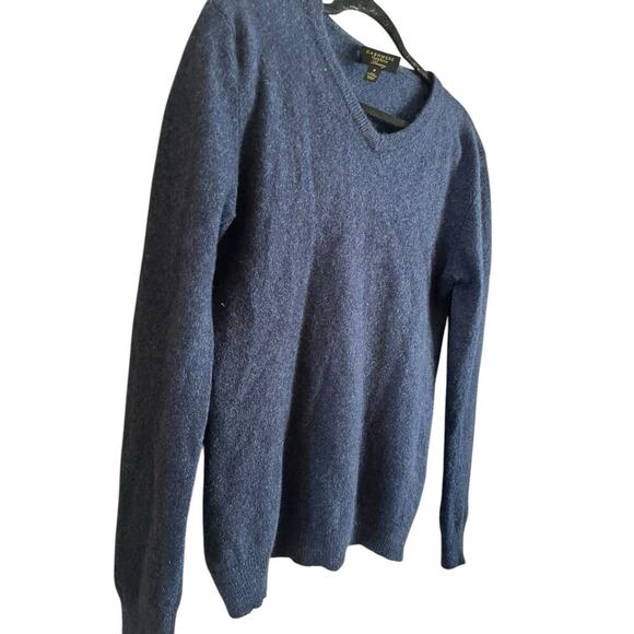 Cashmere Club Room Luxury Blue Pullover 100% Cashmere Sweater Womens Medium - Picture 2 of 7